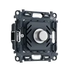 Механизм светорегулятора универсального поворотно-нажимного 25-600W/LED 5-300W Ambrella Volt VM PR136
