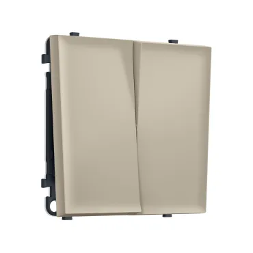 Комплект механизма 2-клавишного выключателя Ambrella Volt SIGMA MS343010