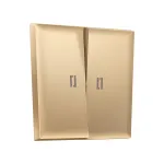Лицевая панель для 2-клавишных выключателей с подсветкой Ambrella Volt SIGMA SP8840