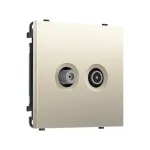 Комплект механизма розетки TV оконечной + SAT Ambrella Volt SIGMA MS553310
