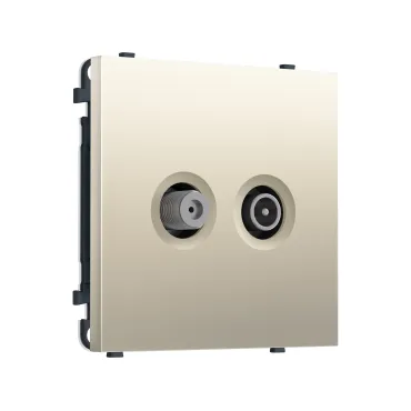 Комплект механизма розетки TV оконечной + SAT Ambrella Volt SIGMA MS553310