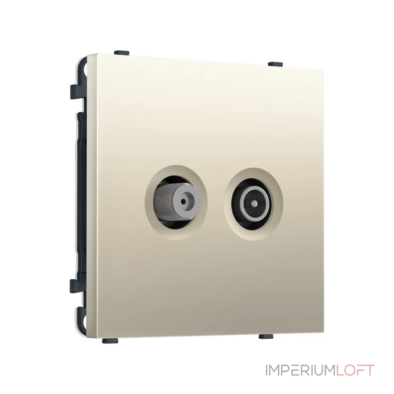 Комплект механизма розетки TV оконечной + SAT Ambrella Volt SIGMA MS553310