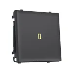 Комплект механизма 1-клавишного выключателя с подсветкой 3200K Ambrella Volt SIGMA MS902010