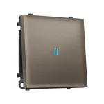 Комплект механизма 1-клавишного выключателя с подсветкой 10000K Ambrella Volt SIGMA MS632020