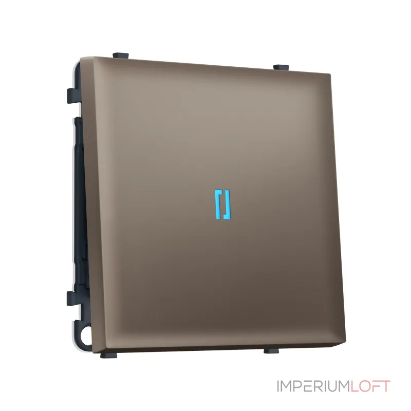 Комплект механизма 1-клавишного выключателя с подсветкой 10000K Ambrella Volt SIGMA MS632020