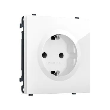 Комплект механизма электрической розетки с/з со шторками Ambrella Volt SIGMA MS107010 Комплект механизма электрической розетки с/з со шторками Ambrella Volt SIGMA MS107010