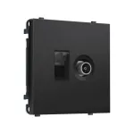 Комплект механизма розетки компьютерной + TV оконечной RJ-45 (8P8C) CAT6 Ambrella Volt SIGMA MS812510