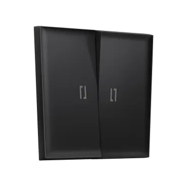Лицевая панель для 2-клавишных выключателей с подсветкой Ambrella Volt SIGMA SP8040