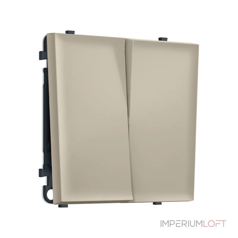 Комплект механизма 2-клавишного проходного выключателя Ambrella Volt SIGMA MS343020