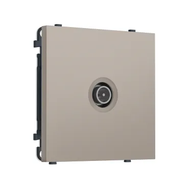 Комплект механизма TV розетки оконечной экранированной Ambrella Volt SIGMA MS373005