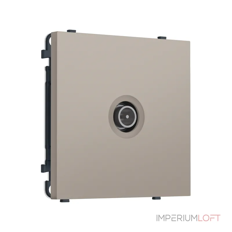 Комплект механизма TV розетки оконечной экранированной Ambrella Volt SIGMA MS373005