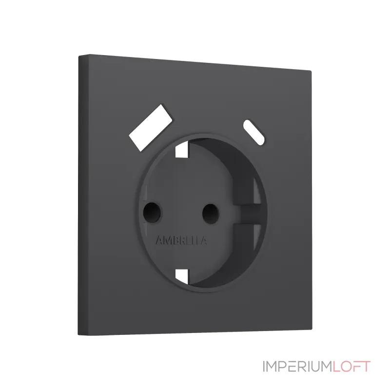 Лицевая панель для электрической розетки с заземлением со шторками 2USB A+C Ambrella Volt SIGMA SP9100 Лицевая панель для электрической розетки с заземлением со шторками 2USB A+C Ambrella Volt SIGMA SP9100