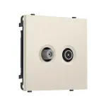 Комплект механизма розетки TV оконечной + SAT Ambrella Volt SIGMA MS333310