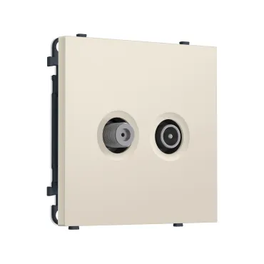 Комплект механизма розетки TV оконечной + SAT Ambrella Volt SIGMA MS333310