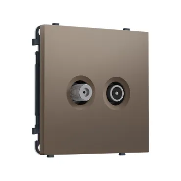 Комплект механизма розетки TV оконечной + SAT Ambrella Volt SIGMA MS643310
