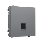 Комплект механизма компьютерной розетки RJ-45 с защитной шторкой Ambrella Volt SIGMA MS872010
