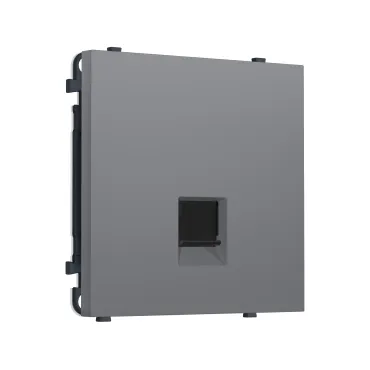 Комплект механизма компьютерной розетки RJ-45 с защитной шторкой Ambrella Volt SIGMA MS872010