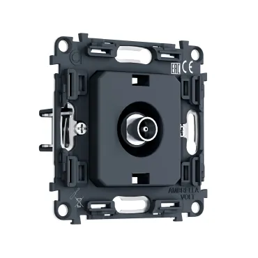 Механизм TV розетки оконечной 50-870 MHz 1dB Ambrella Volt VM PR202
