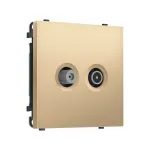 Комплект механизма розетки TV оконечной + SAT Ambrella Volt SIGMA MS893310