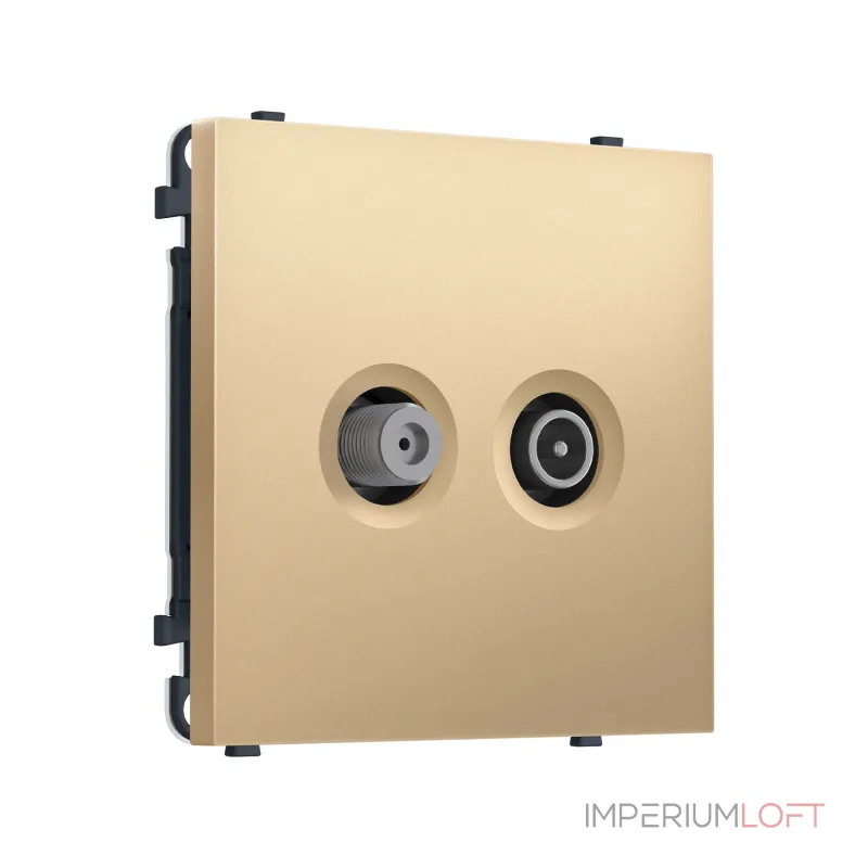 Комплект механизма розетки TV оконечной + SAT Ambrella Volt SIGMA MS893310 Комплект механизма розетки TV оконечной + SAT Ambrella Volt SIGMA MS893310