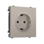 Комплект механизма электрической розетки с/з со шторками Ambrella Volt SIGMA MS367010