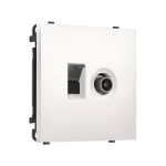 Комплект механизма розетки компьютерной + TV оконечной RJ-45 (8P8C) CAT6 Ambrella Volt SIGMA MS212510