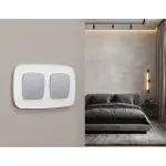 Комплект механизма 2-кл выключателя с самовозвратом Ambrella Volt OMEGA MO503050