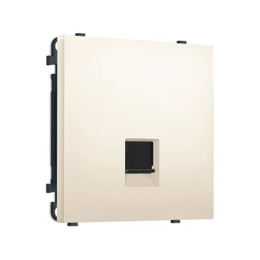 Комплект механизма телефонной розетки RJ-11 с защитной шторкой Ambrella Volt SIGMA MS252030