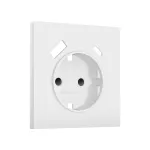 Лицевая панель для электрической розетки с заземлением со шторками 2USB A+C Ambrella Volt SIGMA SP8300