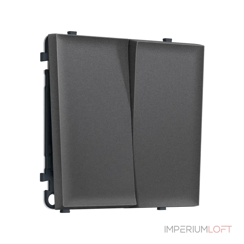 Комплект механизма 2-клавишного выключателя с самовозвратом Ambrella Volt SIGMA MS653050