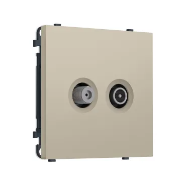 Комплект механизма розетки TV оконечной + SAT Ambrella Volt SIGMA MS353310 Комплект механизма розетки TV оконечной + SAT Ambrella Volt SIGMA MS353310