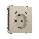 Комплект механизма электрической розетки 2USB С+C 20W (быстрая зарядка) с/з со шторками Ambrella Volt SIGMA MS350510