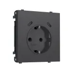Комплект механизма электрической розетки 2USB С+C 20W (быстрая зарядка) с/з со шторками Ambrella Volt SIGMA MS910510