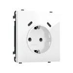 Комплект механизма электрической розетки 2USB С+C 20W (быстрая зарядка) с/з со шторками Ambrella Volt SIGMA MS110510