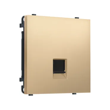 Комплект механизма компьютерной розетки RJ-45 с защитной шторкой Ambrella Volt SIGMA MS892010