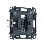 Механизм 1-клавишного выключателя с самовозвратом 10A-250V Ambrella Volt VM PR113