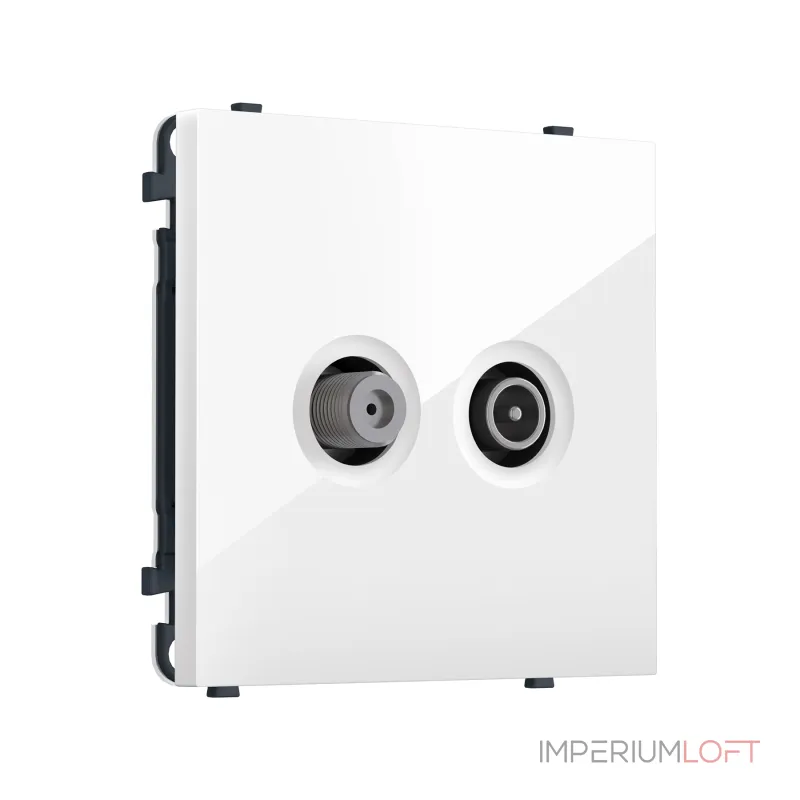 Комплект механизма розетки TV оконечной + SAT Ambrella Volt SIGMA MS113310