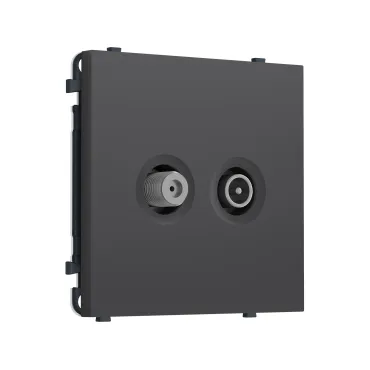 Комплект механизма розетки TV оконечной + SAT Ambrella Volt SIGMA MS913310