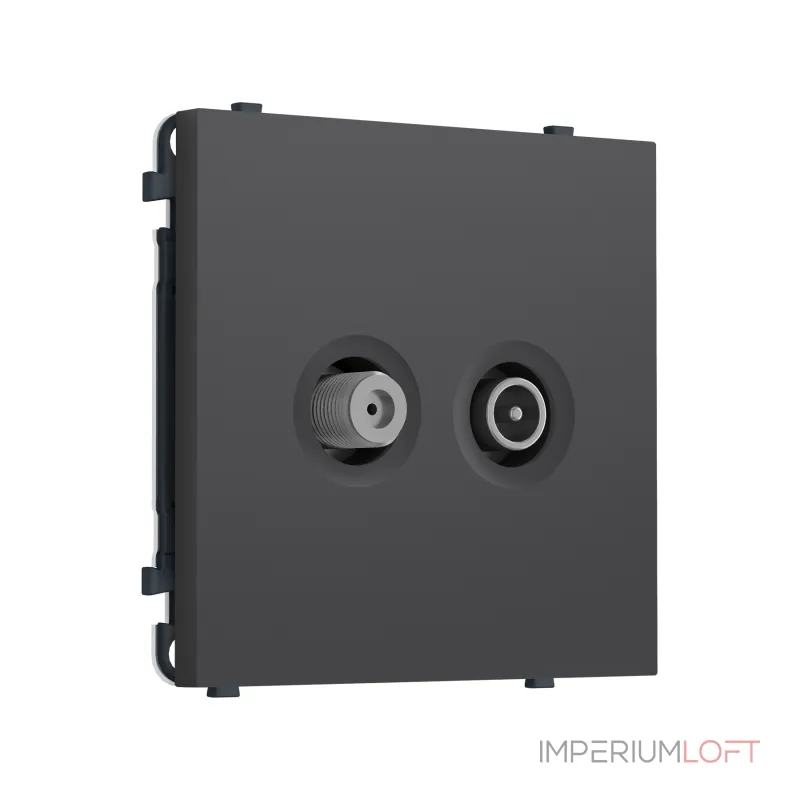Комплект механизма розетки TV оконечной + SAT Ambrella Volt SIGMA MS913310