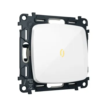 Комплект механизма 1-кл выключателя с самовозвратом с подсветкой 3200K Ambrella Volt OMEGA MO102050 Комплект механизма 1-кл выключателя с самовозвратом с подсветкой 3200K Ambrella Volt OMEGA MO102050