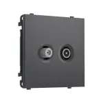Комплект механизма розетки TV оконечной + SAT Ambrella Volt SIGMA MS663310