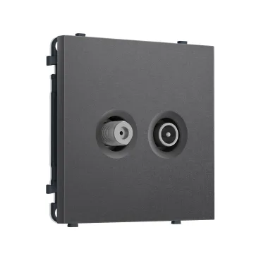 Комплект механизма розетки TV оконечной + SAT Ambrella Volt SIGMA MS663310 Комплект механизма розетки TV оконечной + SAT Ambrella Volt SIGMA MS663310