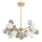 Люстра на штанге Arte Lamp PEACOCK A1369SP-10GY
