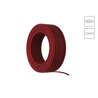 Провод 2-жильный для одноцветной светодиодной ленты 50м 20AWG A20-2W Arte Lamp STRIP-ACCESSORIES A20-2W