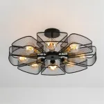 Потолочная люстра Arte Lamp MAASYM A7044PL-8BK от ImperiumLoft