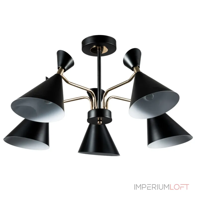 Светильник потолочный ARTE LAMP WELLINGTON A2711PL-5BK Светильник потолочный ARTE LAMP WELLINGTON A2711PL-5BK