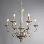 Подвесная люстра Divinare Monica 7057/01 LM-6 Цвет арматуры серый Цвет плафонов черный от ImperiumLoft