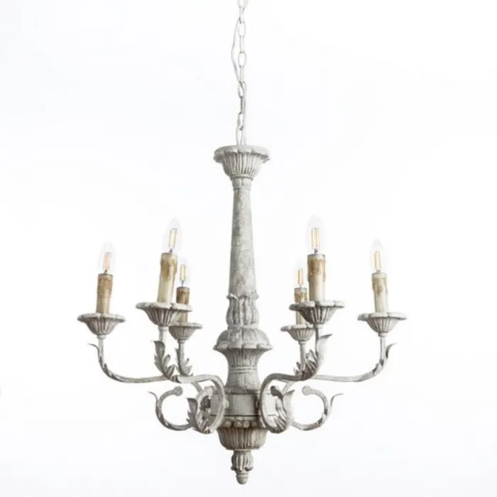 Подвесная люстра Divinare Monica 7057/01 LM-6 Цвет арматуры серый Цвет плафонов черный от ImperiumLoft