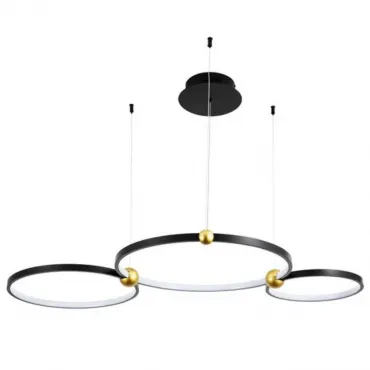 Подвесной светильник Divinare Amadeo 1123/04 SP-75 Цвет плафонов черный Цвет арматуры черный