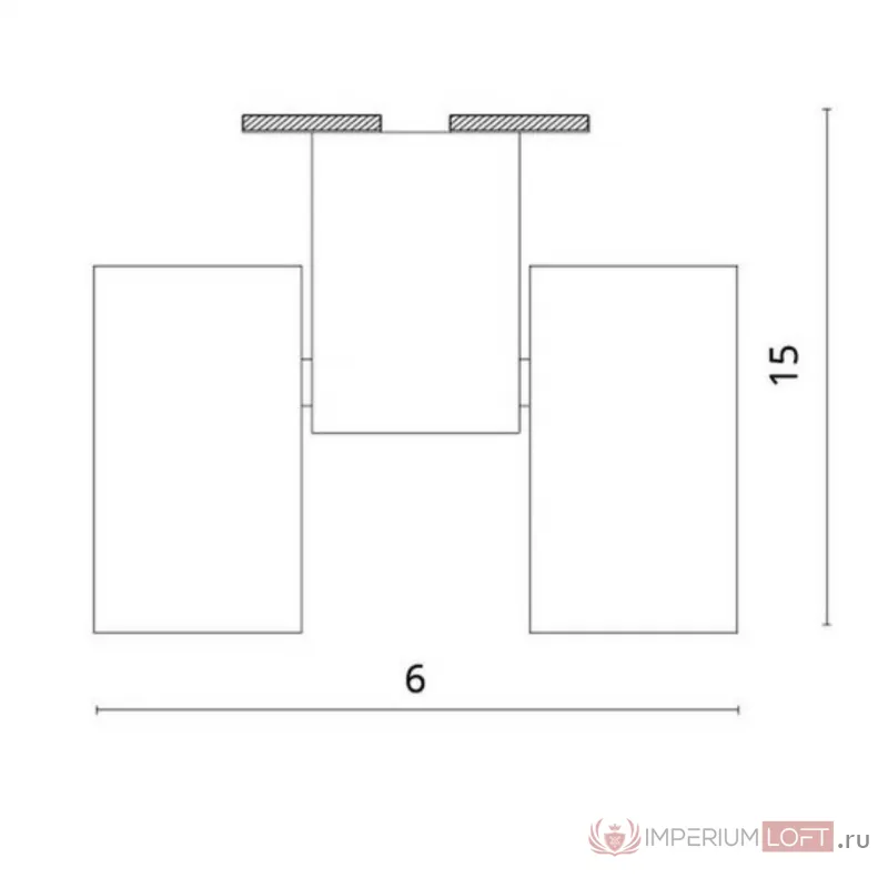 Спот Divinare GAVROCHE 1354/02 PL-2 от ImperiumLoft